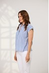 DYLAN SHIRT - blue white